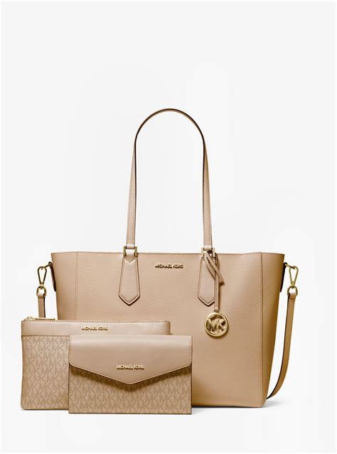 mike kors kimberly tote set